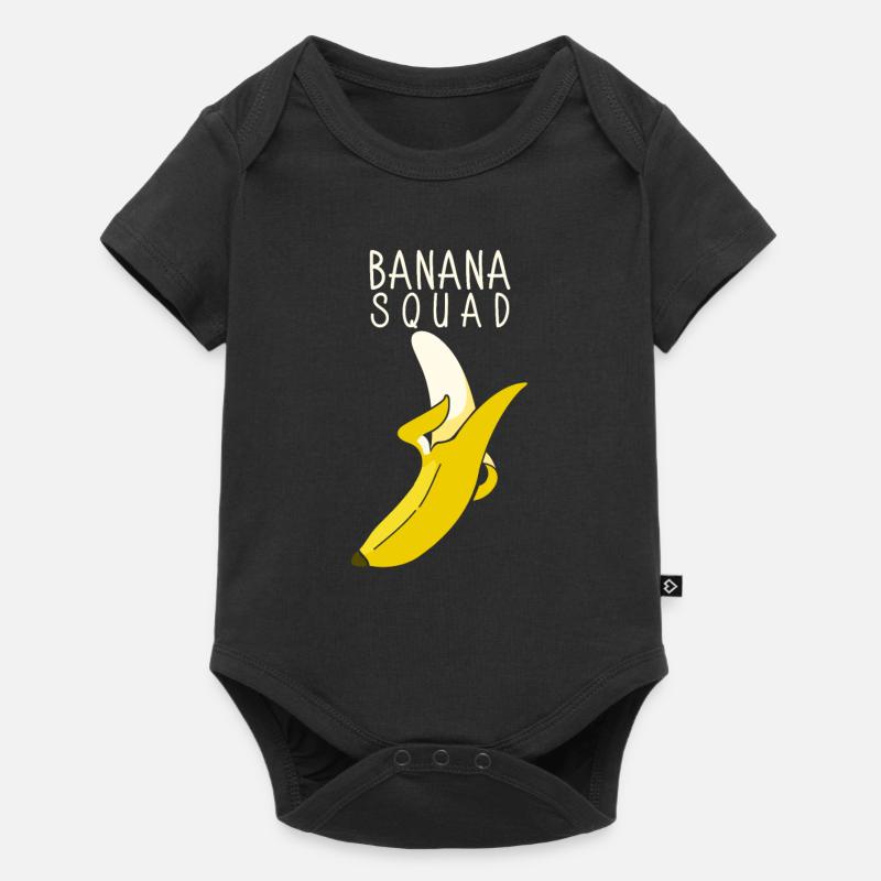 banane - Body à manches courtes Premium Bébé - noir