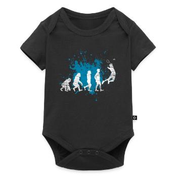 badminton - Baby Premium short-sleeve bodysuit - black - Front