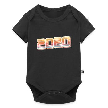 2020 Future Retro - Baby Premium short-sleeve bodysuit - black - Front