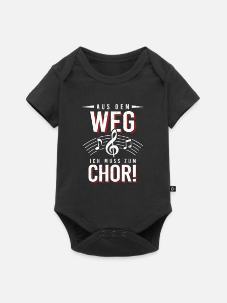 Kirche Chorsänger Chor Chorsängerin Geschenk - Baby Premium Kurzarmbody - Schwarz