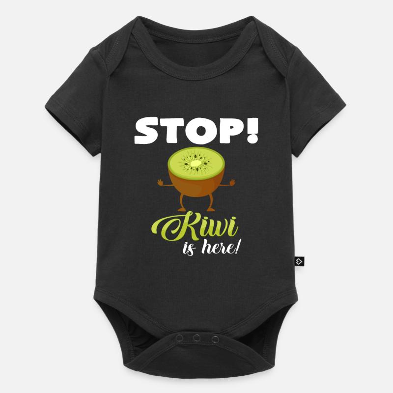kiwi - Body à manches courtes Premium Bébé - noir
