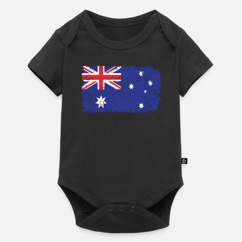 Australie - Body à manches courtes Premium Bébé - noir