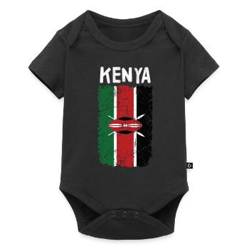 Kenya - Baby Premium short-sleeve bodysuit - black - Front