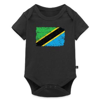 Tanzanie - Body à manches courtes Premium Bébé - noir - Devant