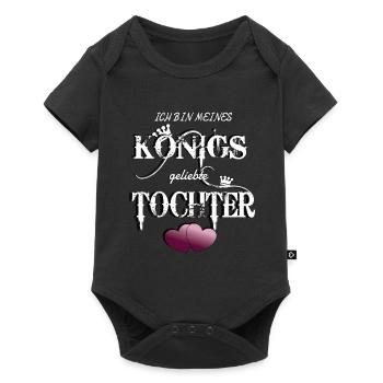 Geliebte Tochter - Baby Premium Kurzarmbody - Schwarz - Vorne