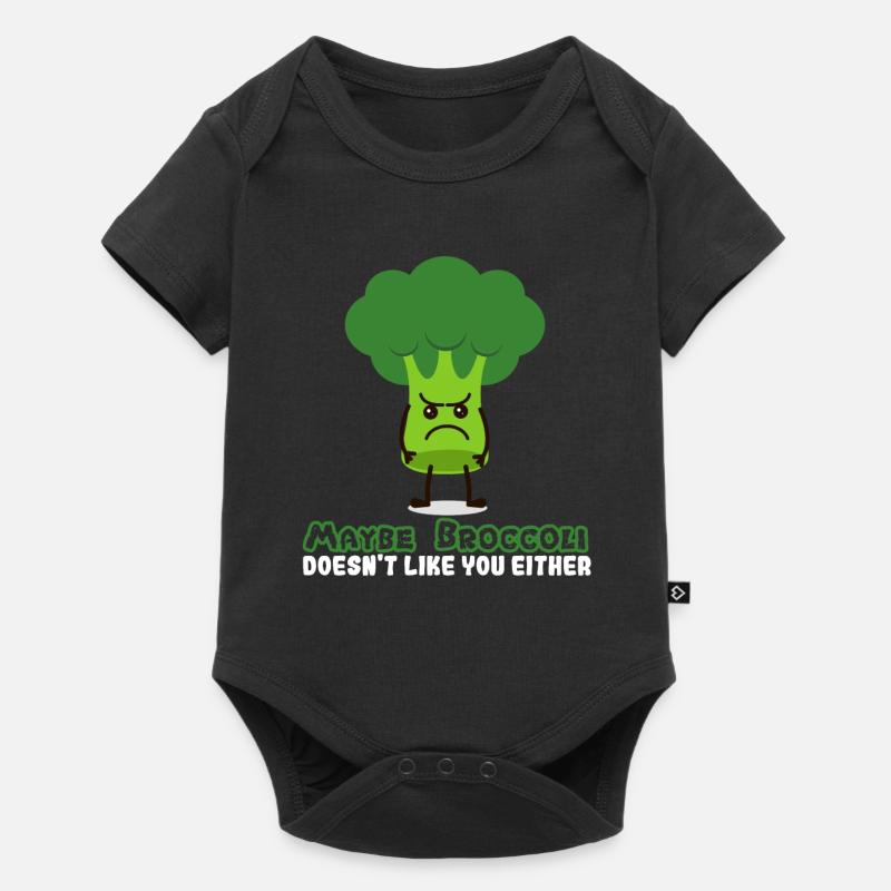 brocoli - Body à manches courtes Premium Bébé - noir