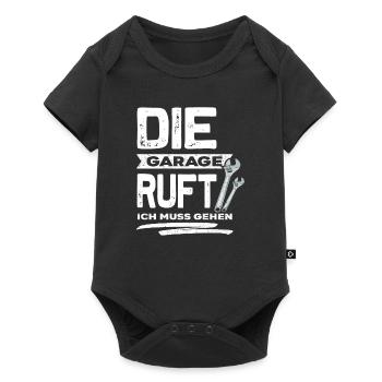 Mechaniker - Baby Premium Kurzarmbody - Schwarz - Vorne