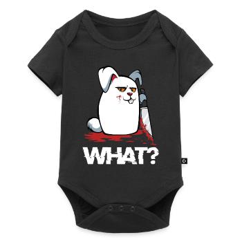 Hare - Baby Premium short-sleeve bodysuit - black - Front