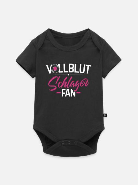 Schlager - Baby Premium Kurzarmbody - Schwarz