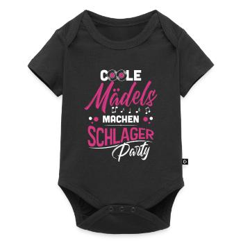 Schlager girls - Baby Premium short-sleeve bodysuit - black - Front