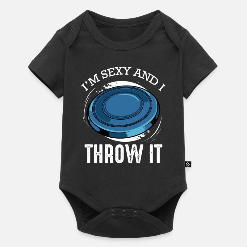 Frisbee - Baby Premium Kurzarmbody - Schwarz