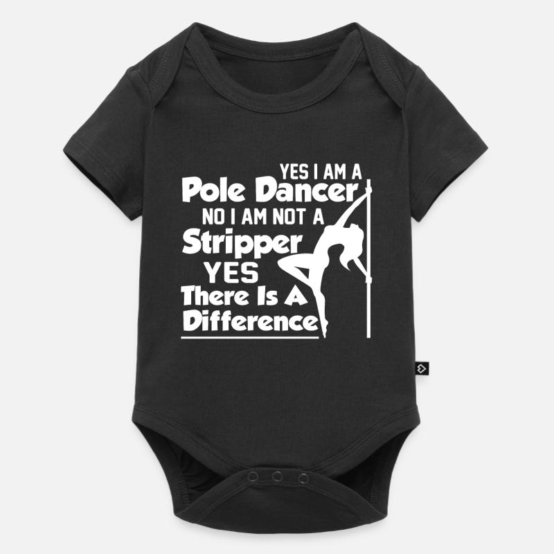 Pole Dance Ich bin Pole Dancer - Baby Premium Kurzarmbody - Schwarz