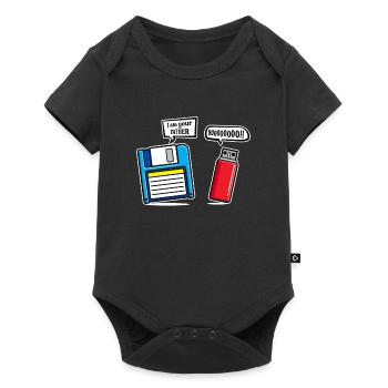 I am Your Father Dsikette USB-Stick Humor - Baby Premium short-sleeve bodysuit - black - Front