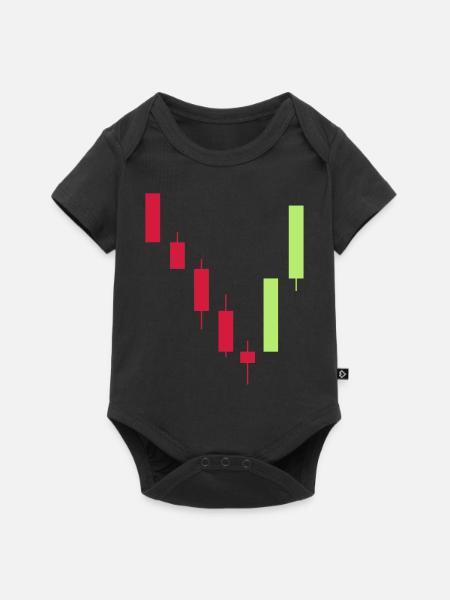trading - Baby Premium Kurzarmbody - Schwarz
