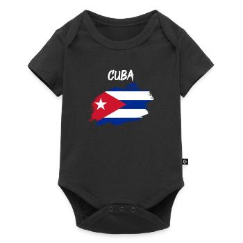 Cuba Cuban Flag Flag - Baby Premium short-sleeve bodysuit - black - Front