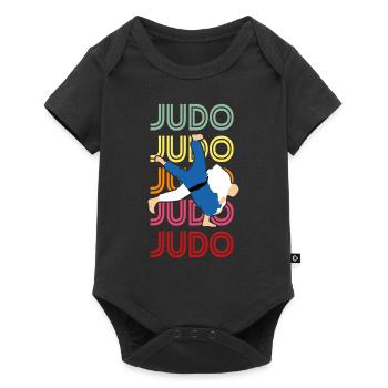 judo - Baby Premium short-sleeve bodysuit - black - Front