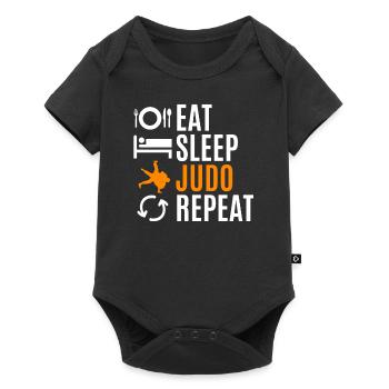 Judo martial arts martial arts - Baby Premium short-sleeve bodysuit - black - Front