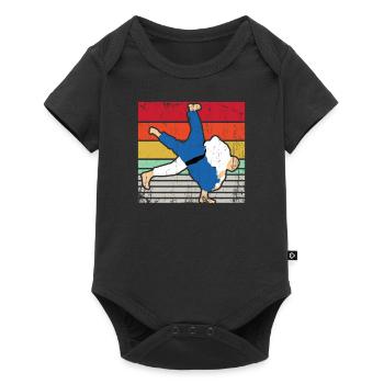 judo - Baby Premium short-sleeve bodysuit - black - Front