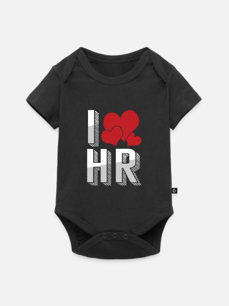 Human Resource Manager Mitarbeitermanagement - Baby Premium Kurzarmbody - Schwarz