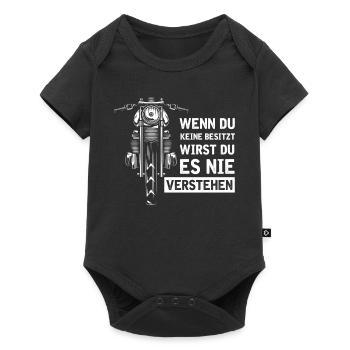 Motorbike If you don't have one you will never ... - Baby Premium short-sleeve bodysuit - black - Front