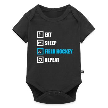 Field hockey field hockey indoor hockey hockey - Baby Premium short-sleeve bodysuit - black - Front