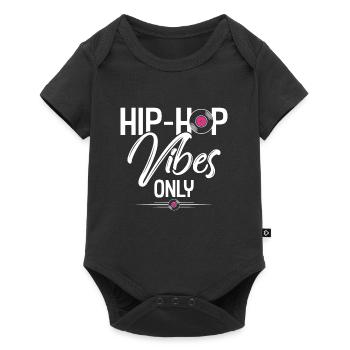Hip hop - Body à manches courtes Premium Bébé - noir - Devant