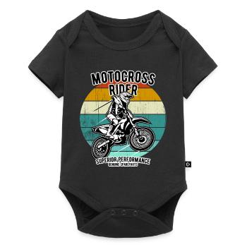 Motocross Supercross Dirt Bike Braap - Body à manches courtes Premium Bébé - noir - Devant