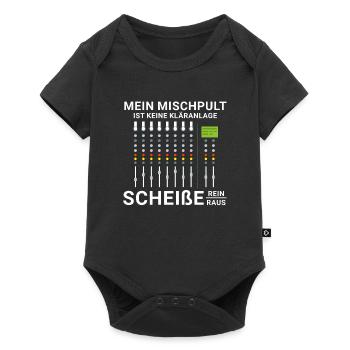 Tontechnik Veranstaltungstechniker Veranstaltung - Baby Premium Kurzarmbody - Schwarz - Vorne