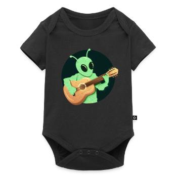 Guitar - Baby Premium short-sleeve bodysuit - black - Front