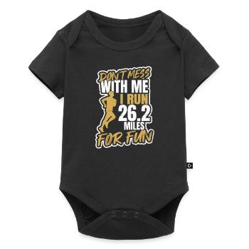 Running Dont Mess With Me Run Fun Gift - Baby Premium short-sleeve bodysuit - black - Front