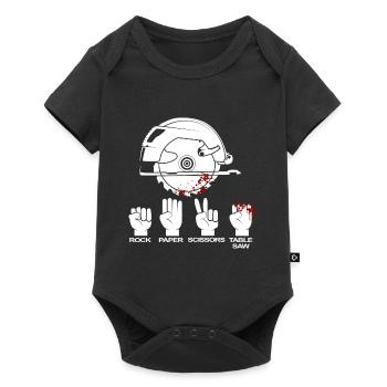 Table saw carpenter and woodworker gift - Baby Premium short-sleeve bodysuit - black - Front