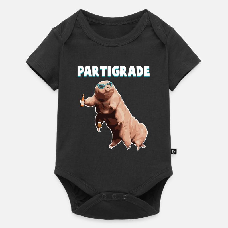 Soirée étudiante microbiologiste Tardigrade Water Bear - Body à manches courtes Premium Bébé - noir