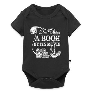 Book Don't Judge A Book - Baby Premium short-sleeve bodysuit - black - Front