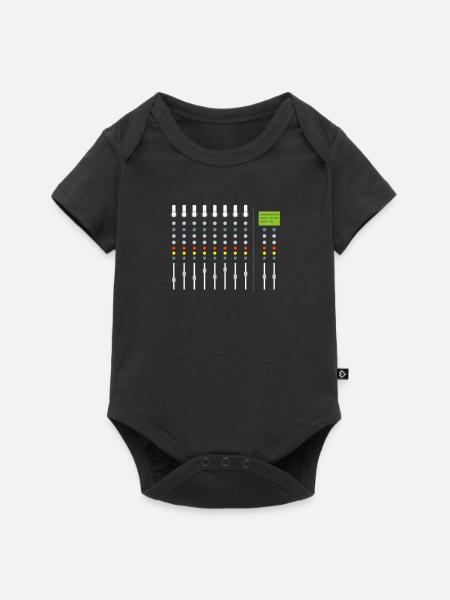 Tontechniker - Baby Premium Kurzarmbody - Schwarz