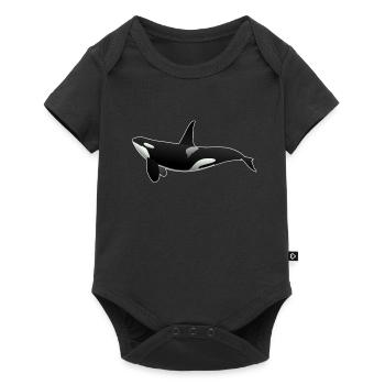Baleine Orca Killer Whale - Body à manches courtes Premium Bébé - noir - Devant