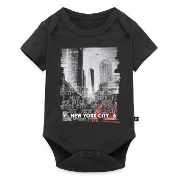 NEW YORK CITY - Baby Premium short-sleeve bodysuit - black - Front