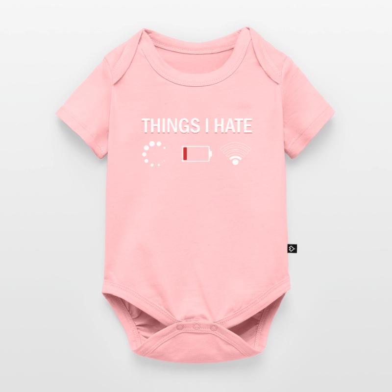Things I Hate Programmer Nerd Funny Code Gift Baby Premium short-sleeve bodysuit