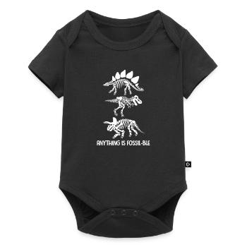 Dinosaur Dino T-Rex archeology gift - Baby Premium short-sleeve bodysuit - black - Front
