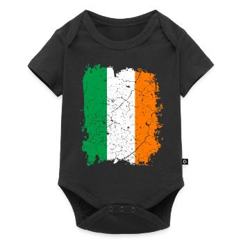 Ireland flag - Baby Premium short-sleeve bodysuit - black - Front