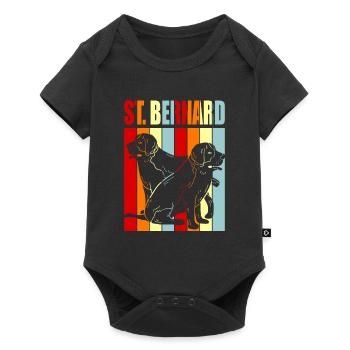 Saint-bernard - Body à manches courtes Premium Bébé - noir - Devant