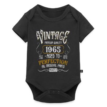 Birthday born in 1965 - Baby Premium short-sleeve bodysuit - black - Front
