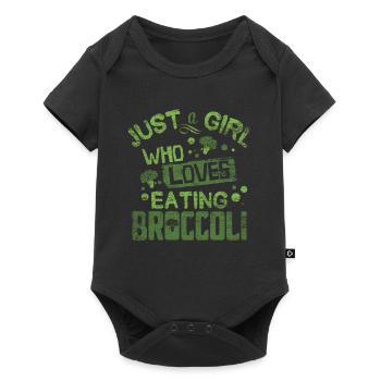 brocoli - Body à manches courtes Premium Bébé - noir - Devant