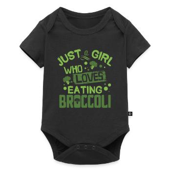 brocoli - Body à manches courtes Premium Bébé - noir - Devant