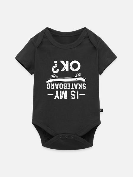 Skateboarden Skateboard - Baby Premium Kurzarmbody - Schwarz