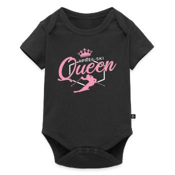 Tenue après-ski Queen après-ski femme - Body à manches courtes Premium Bébé - noir - Devant