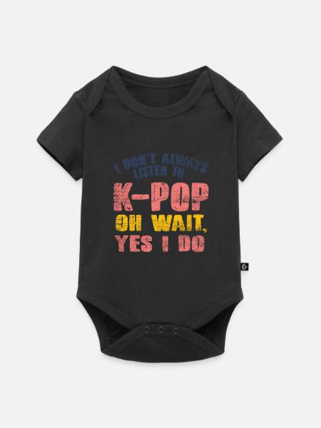 K-Pop - Body à manches courtes Premium Bébé - noir