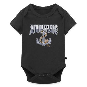 Boote Segeln Wassersport Ammersee Shirt Geschenk - Baby Premium Kurzarmbody - Schwarz - Vorne