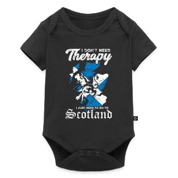 Ecosse Lion Armoiries Retro Scottish Pride - Body à manches courtes Premium Bébé - noir - Devant