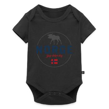 Norway - Baby Premium short-sleeve bodysuit - black - Front