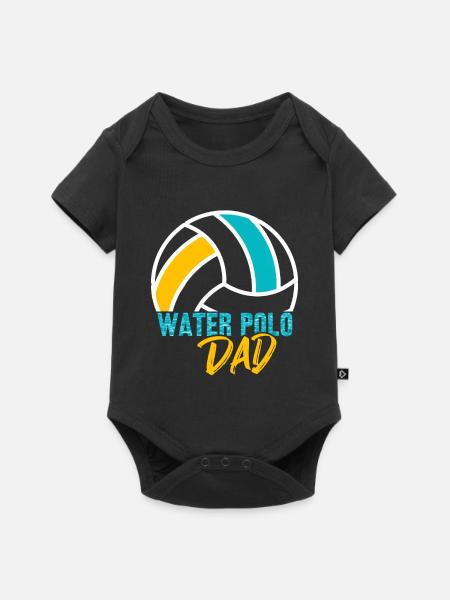 Wasserball - Baby Premium Kurzarmbody - Schwarz